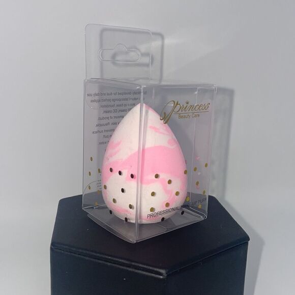 Pink Tie Dye Marble Beauty Blender Makeup Blending Sponge - Picture 4 of 5